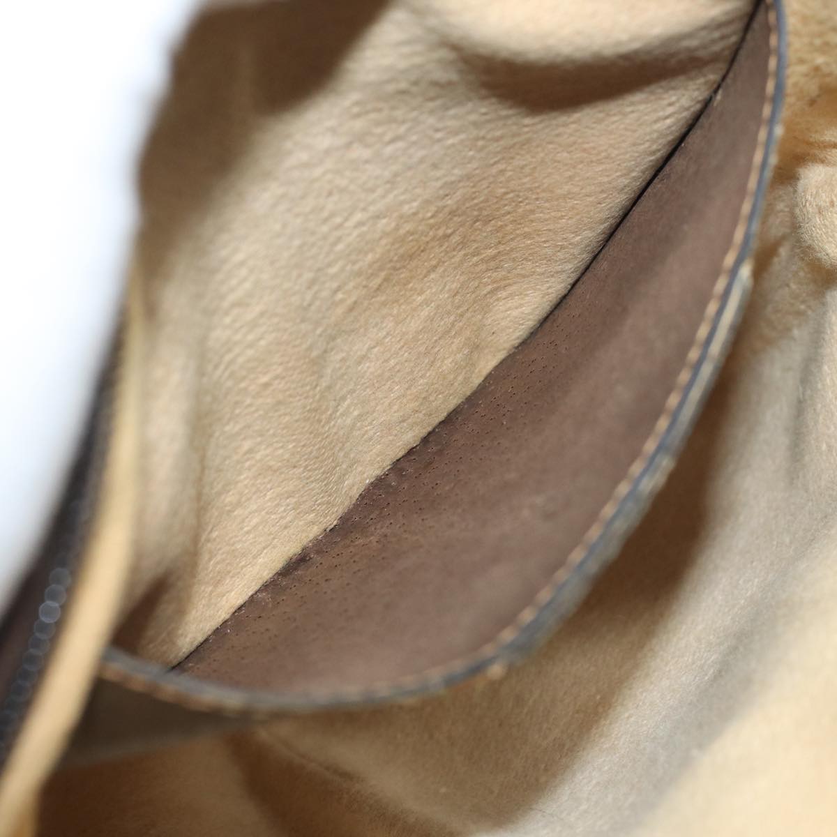 GUCCI GG Supreme Web Sherry Line Shoulder Bag PVC Beige 904 02 047 84221