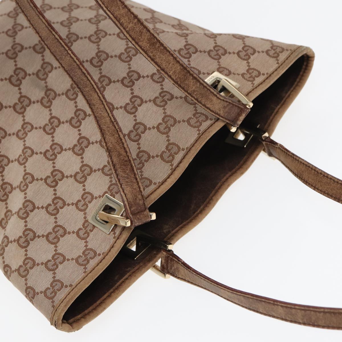 GUCCI GG Canvas Tote Bag Pink 002 1099 84227