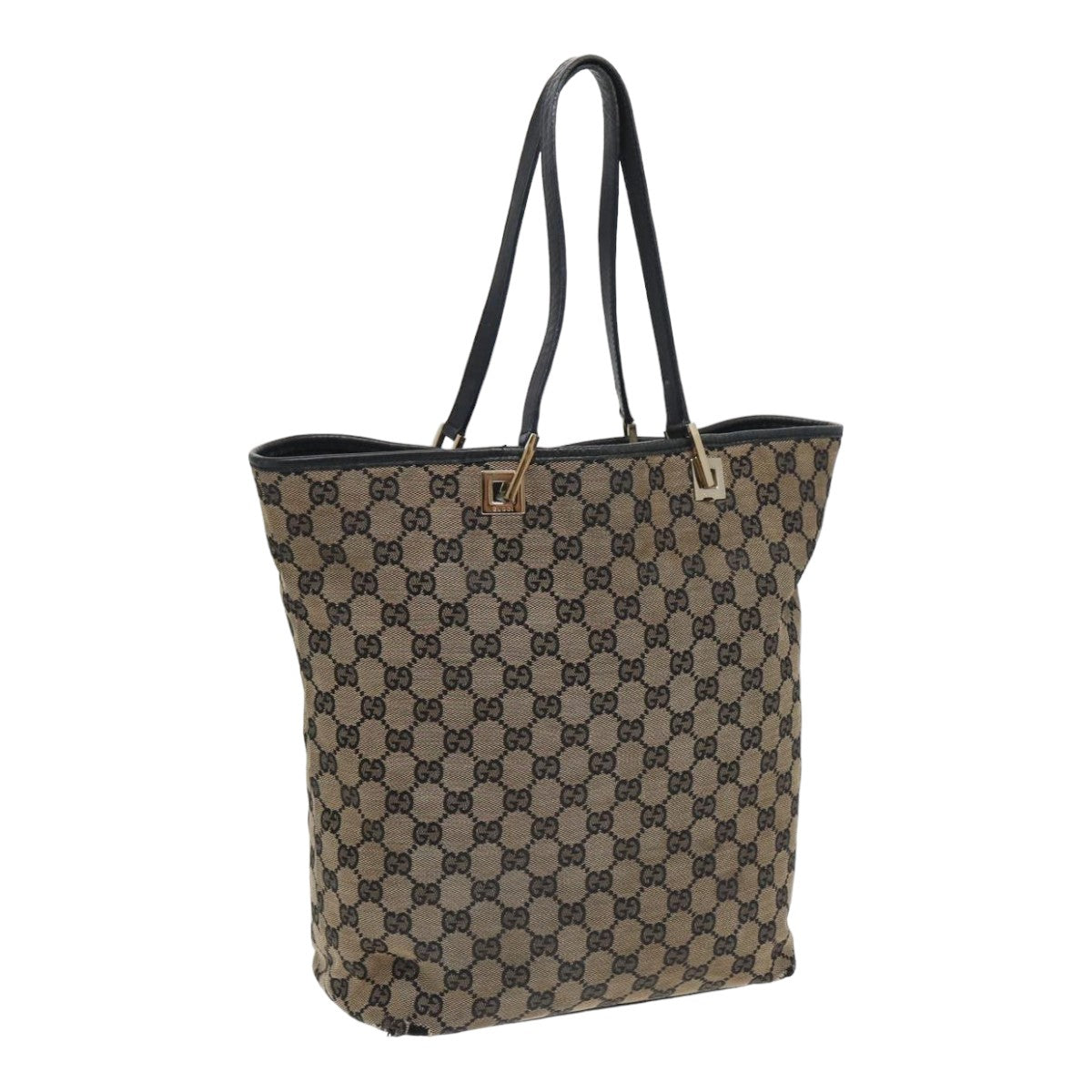 GUCCI GG Canvas Tote Bag Navy 002 1098 84228