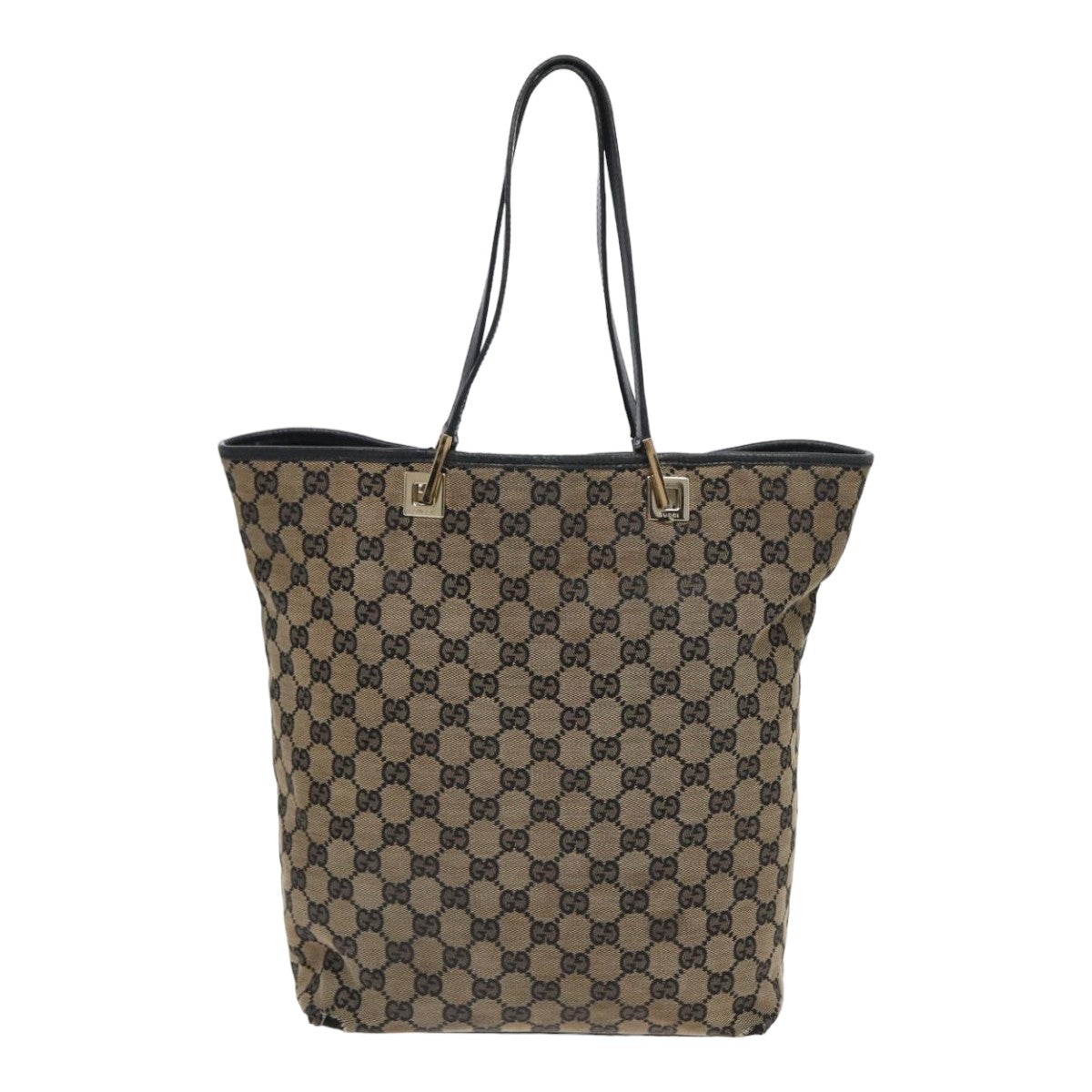 GUCCI GG Canvas Tote Bag Navy 002 1098 84228