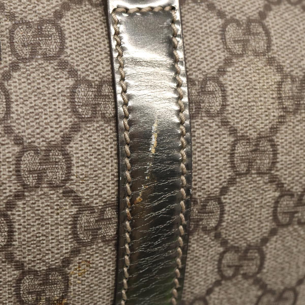 GUCCI GG Supreme Boston Bag PVC Beige 193602 84231