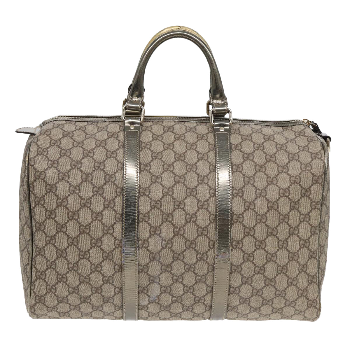 GUCCI GG Supreme Boston Bag PVC Beige 193602 84231
