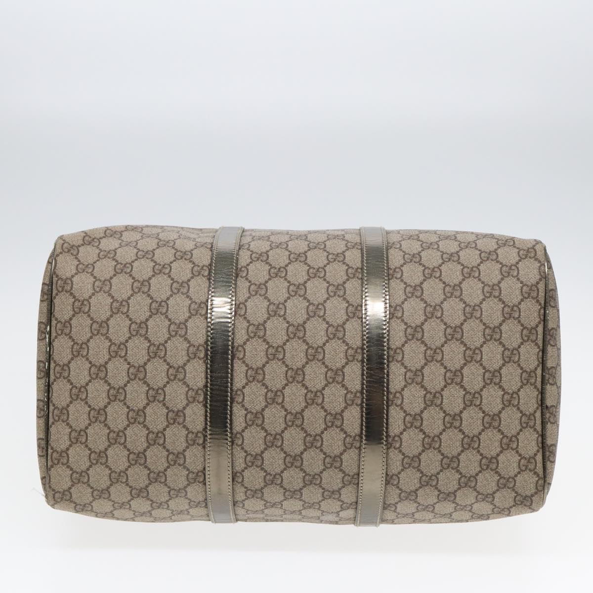 GUCCI GG Supreme Boston Bag PVC Beige 193602 84231