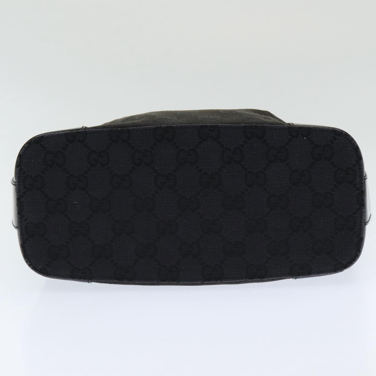 GUCCI GG Canvas Shoulder Bag Black 001 4204 84431