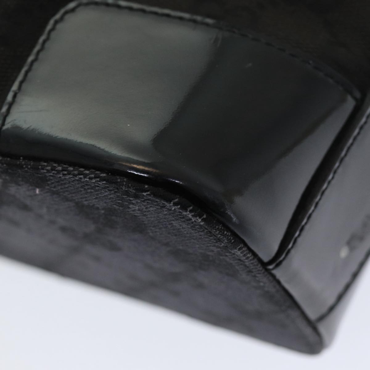 GUCCI GG Canvas Shoulder Bag Black 001 4204 84431