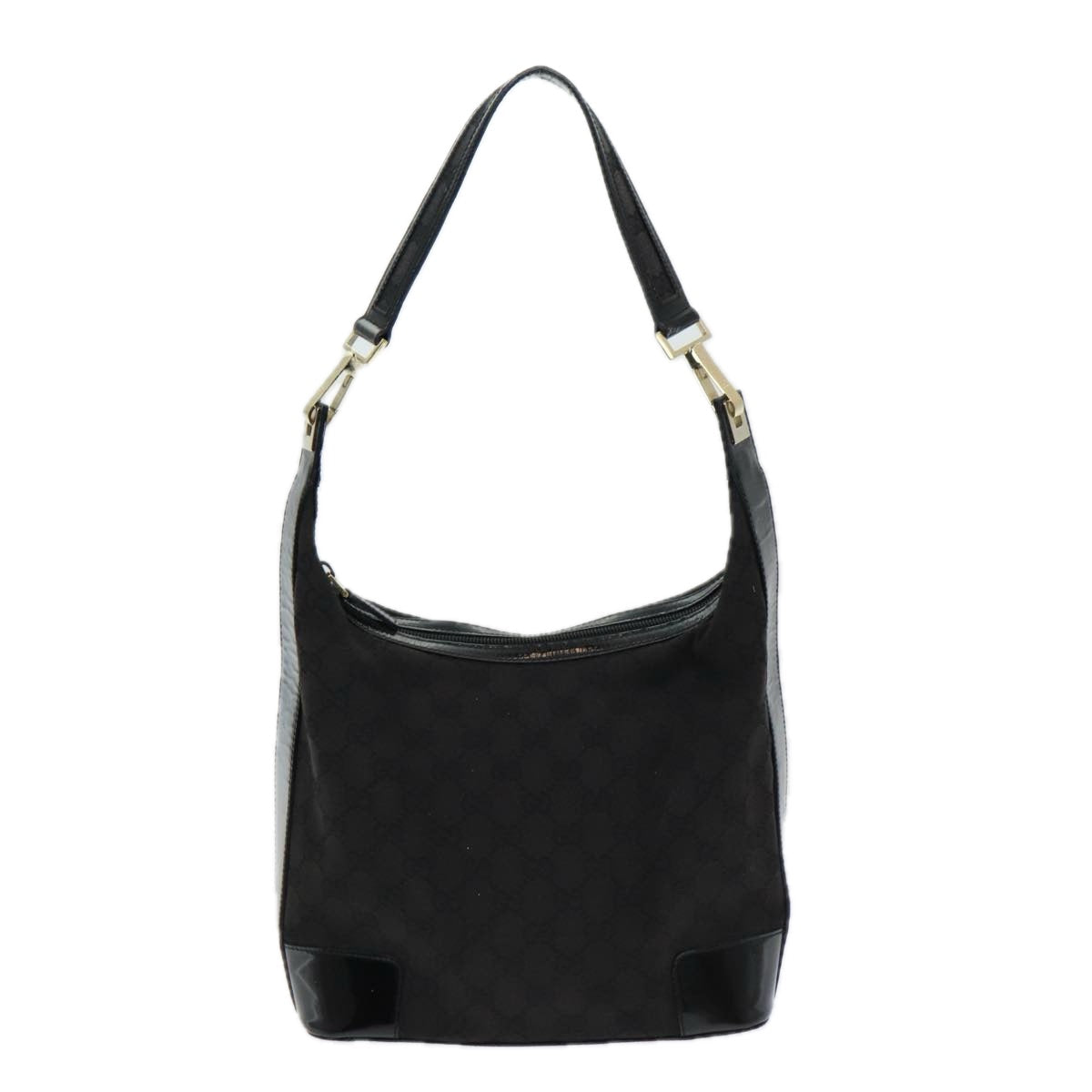 GUCCI GG Canvas Shoulder Bag Black 001 4204 84431