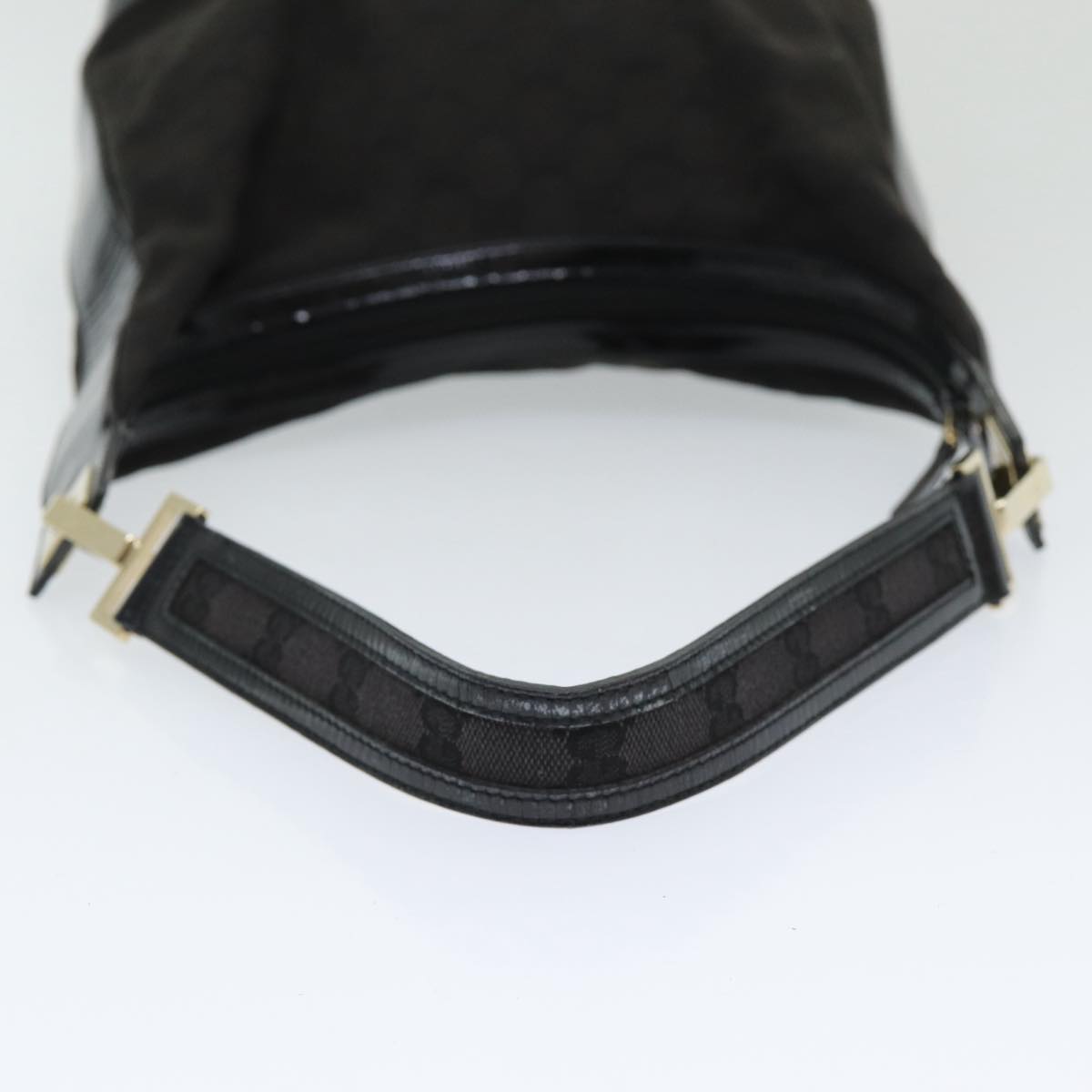 GUCCI GG Canvas Shoulder Bag Black 001 4204 84431
