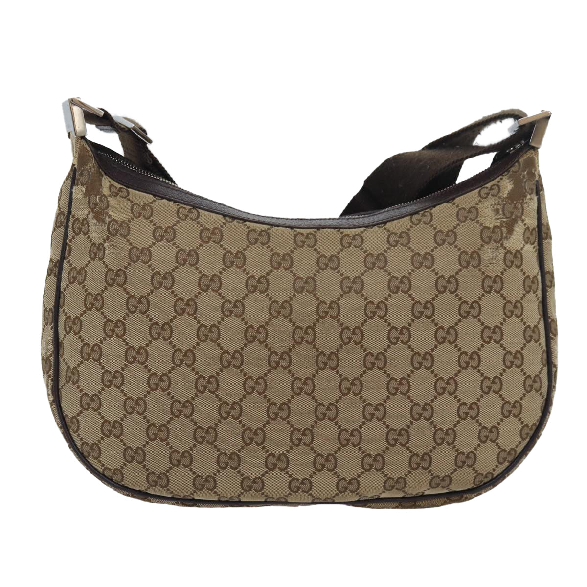 GUCCI GG Canvas Shoulder Bag Beige 122790 84458
