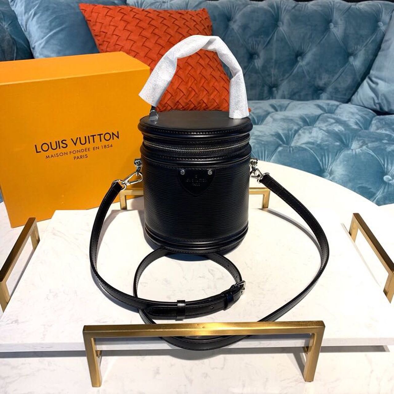 LV Cannes Epi Black For Women, WomenÃ¢â‚¬â„¢s Handbags, Shoulder And Crossbody Bags 5.9in/15cm LV M52226