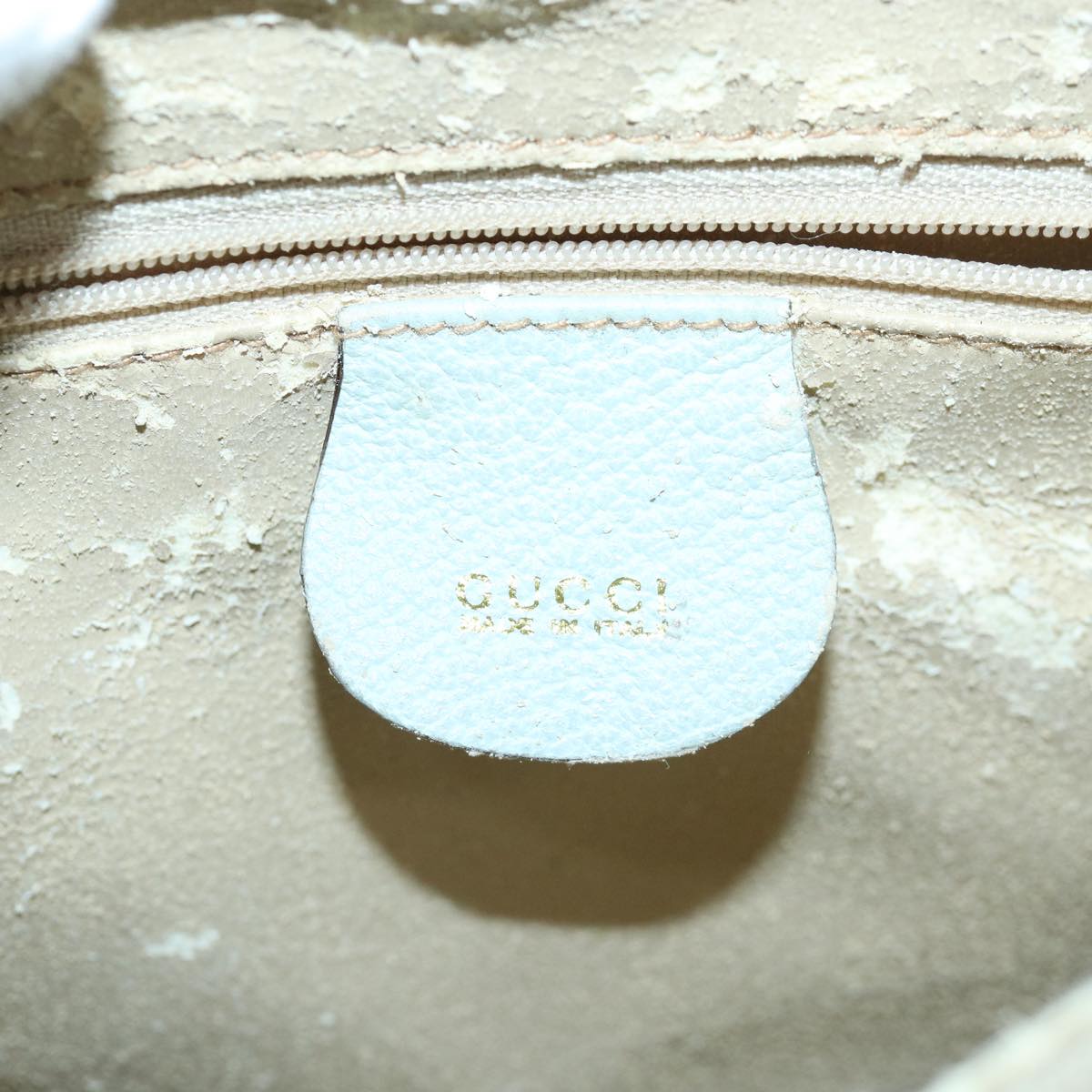 GUCCI Bamboo Hand Bag Suede Light Blue Gold 002 123 0260 84671