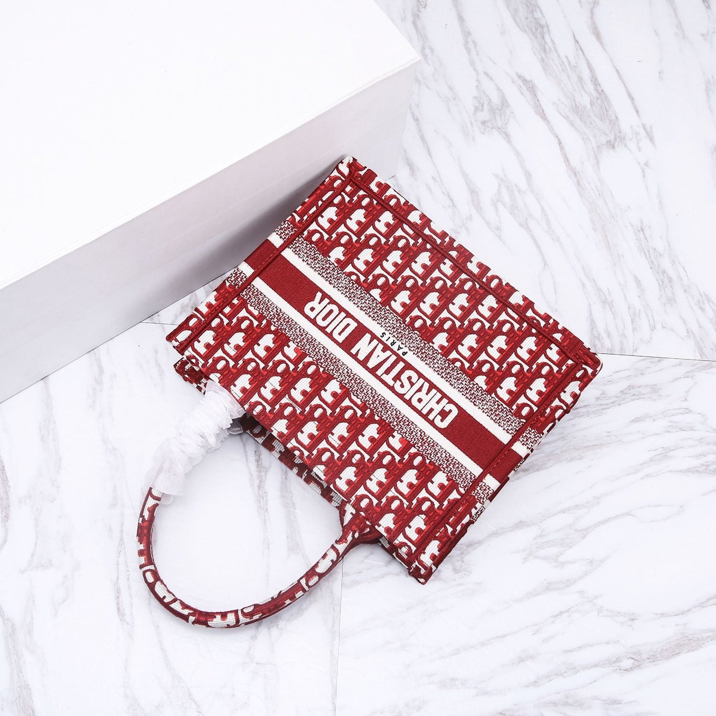 GLAMI Small Book Tote Red, For Women, WomenÃ¢â‚¬â„¢s Handbags 26.5cm/10.5in CD M1265ZRIW_M17E