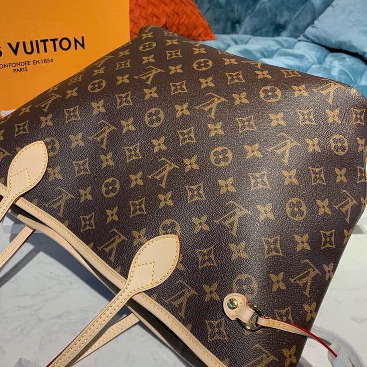 LV Neverfull MM Tote Bag Monogram Canvas For Women, WomenÃ¢â‚¬â„¢s Handbags, Shoulder Bags 12.6in/32cm LV M40995