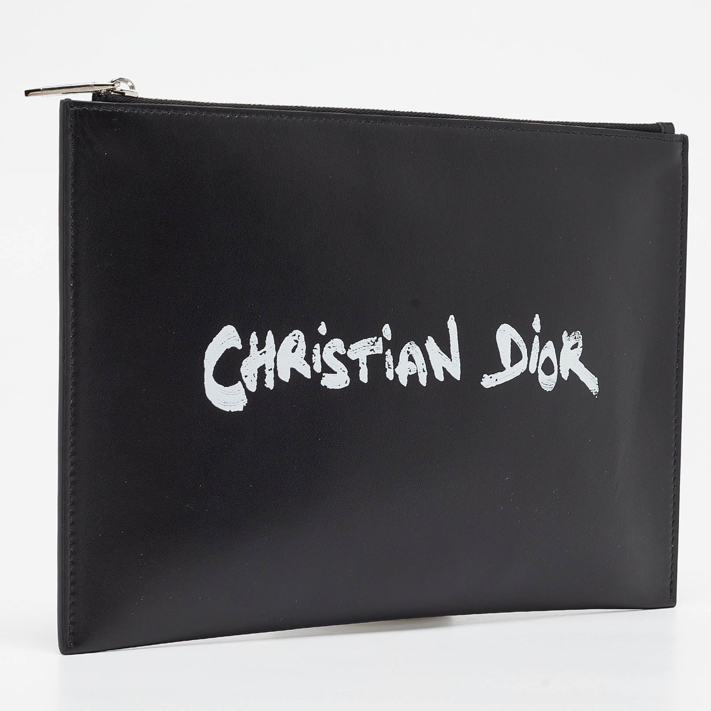 Dior  Leather Logo Slim Pouch