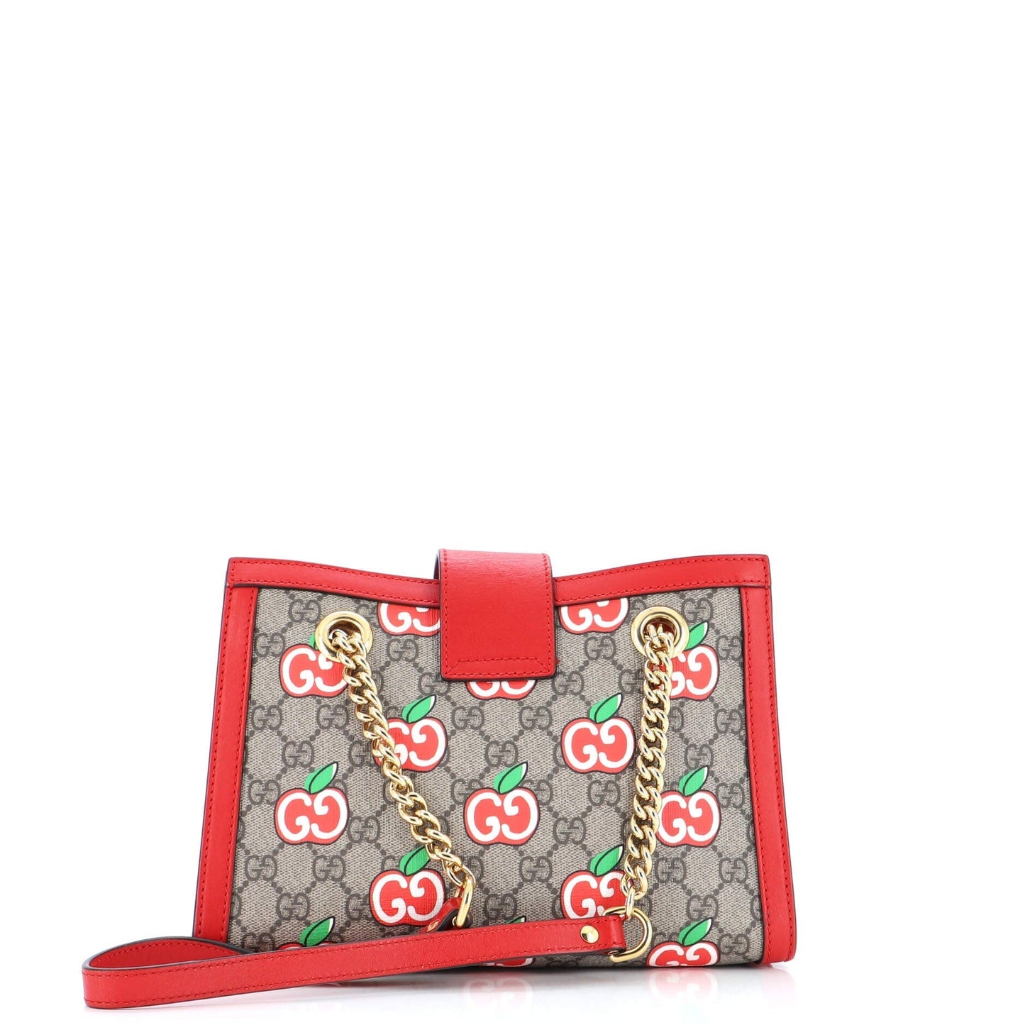 Padlock Chain Tote Printed GG Coated Canvas Small