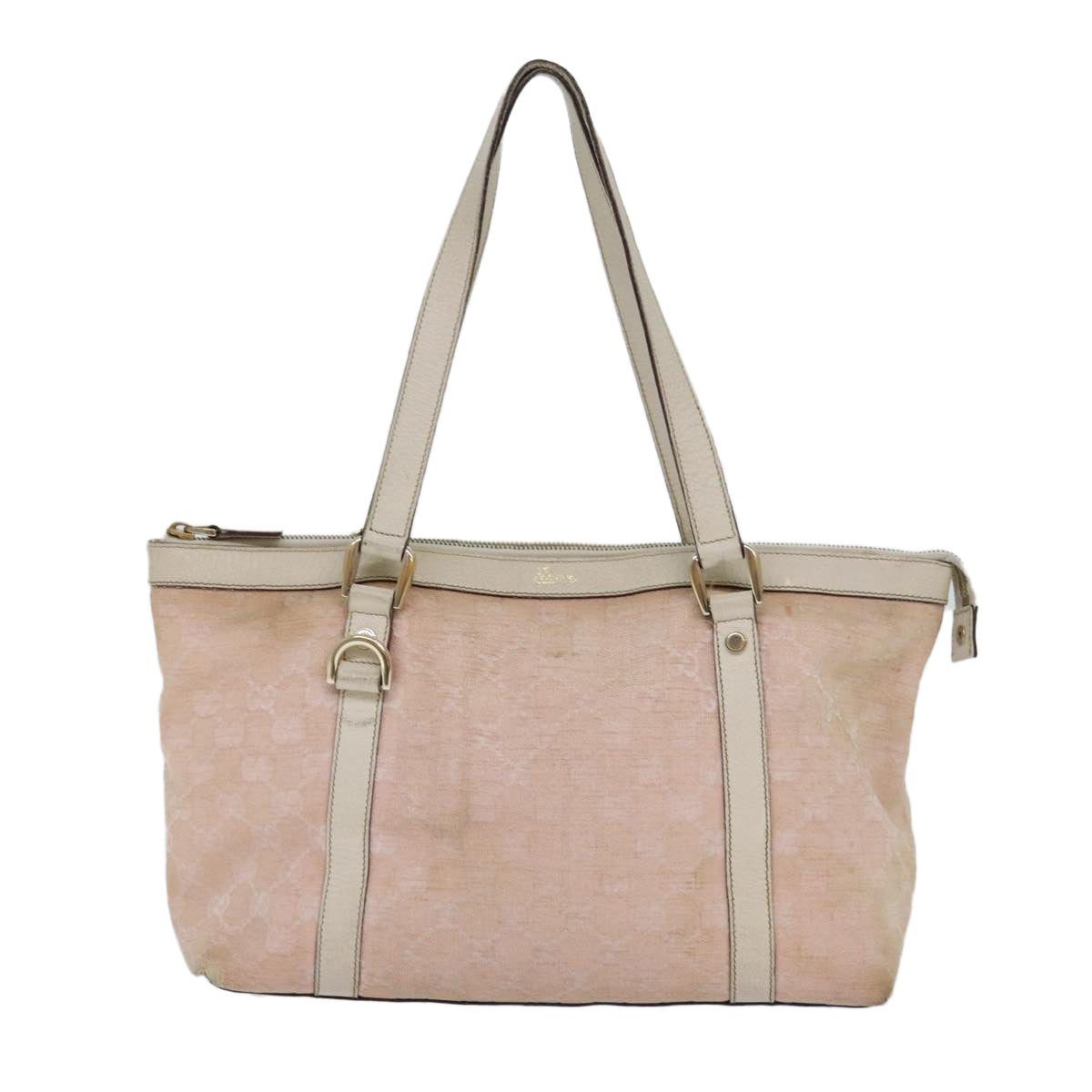GUCCI GG Canvas Tote Bag Pink 141470 85056
