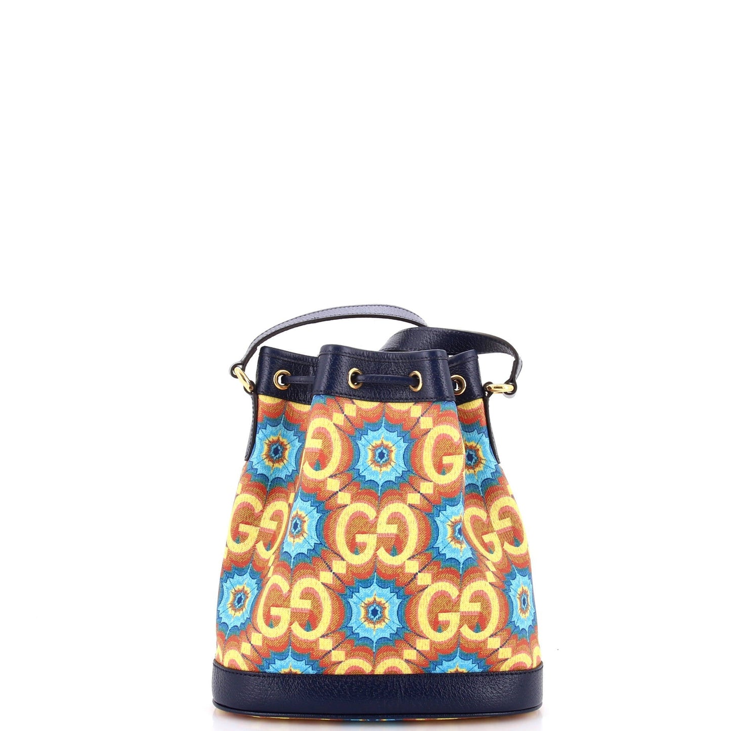 Aria 100th Anniversary Bucket Bag Kaleidoscope Print GG Coated Canvas