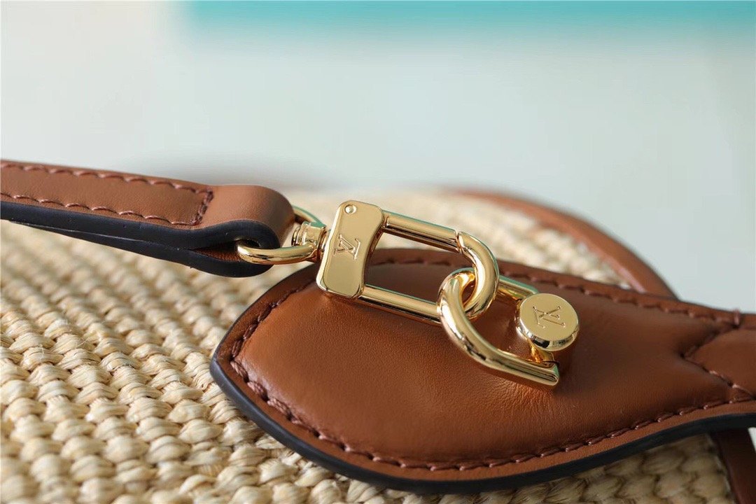 LV Petit Bucket Raffia Caramel Brown For Women, WomenÃ¢â‚¬â„¢s Bags, Shoulder And Crossbody Bags 9.4in/24cm LV M59961