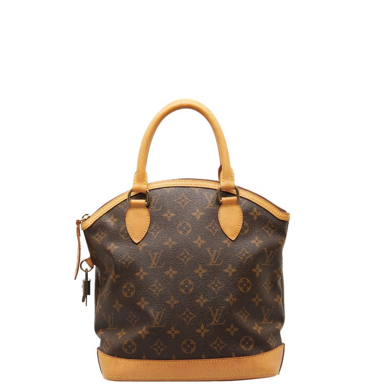 Louis Vuitton Monogram Lockies Handbag M40102 Brown PVC Leather  Louis Vuitton