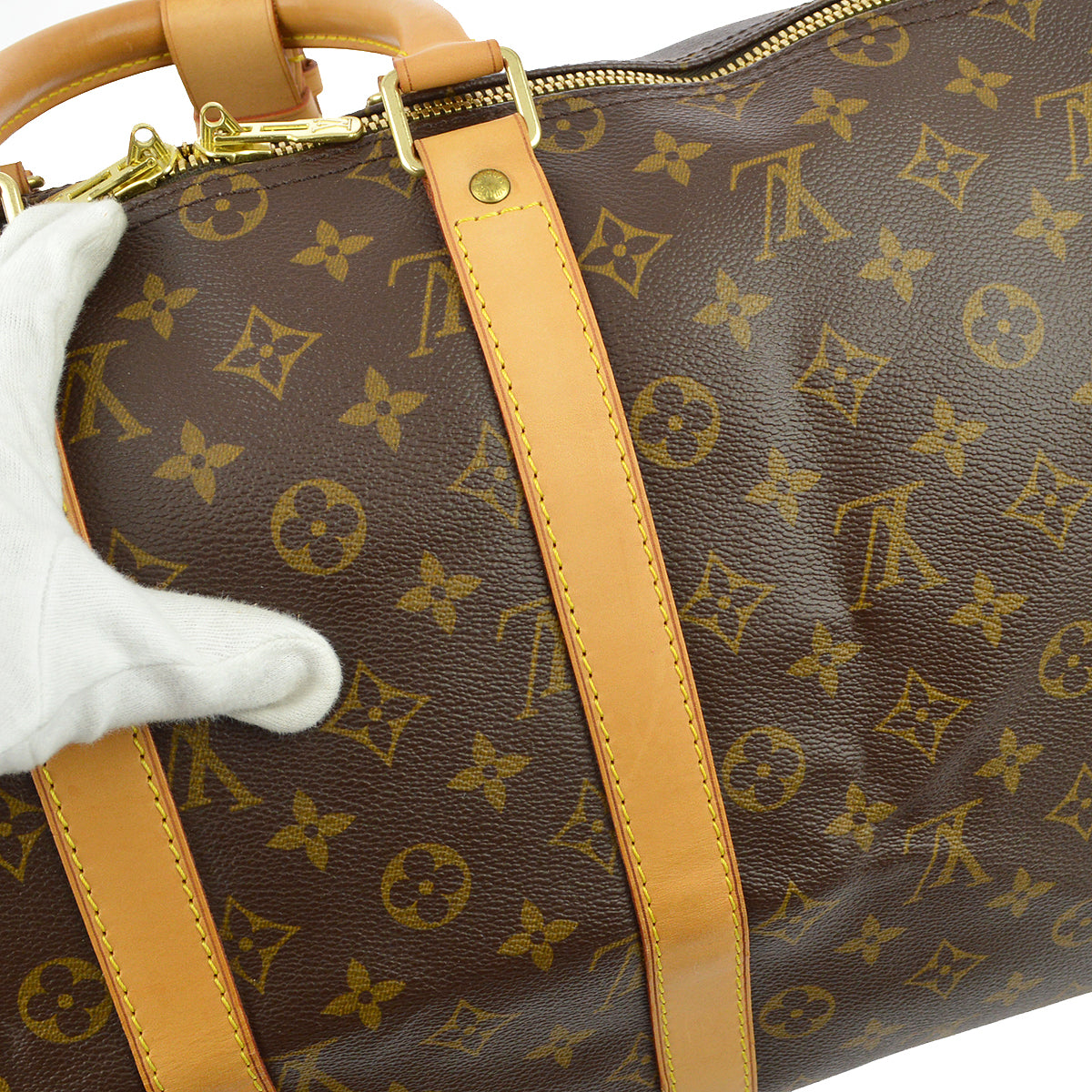 Louis Vuitton 2004 Monogram Keepall 45 Travel Duffle Handbag M41428