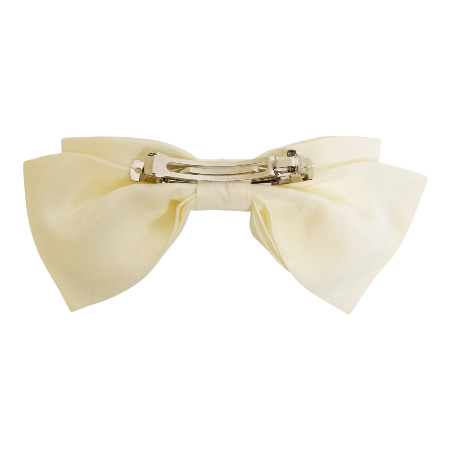 Chanel Silk Bow Barrette