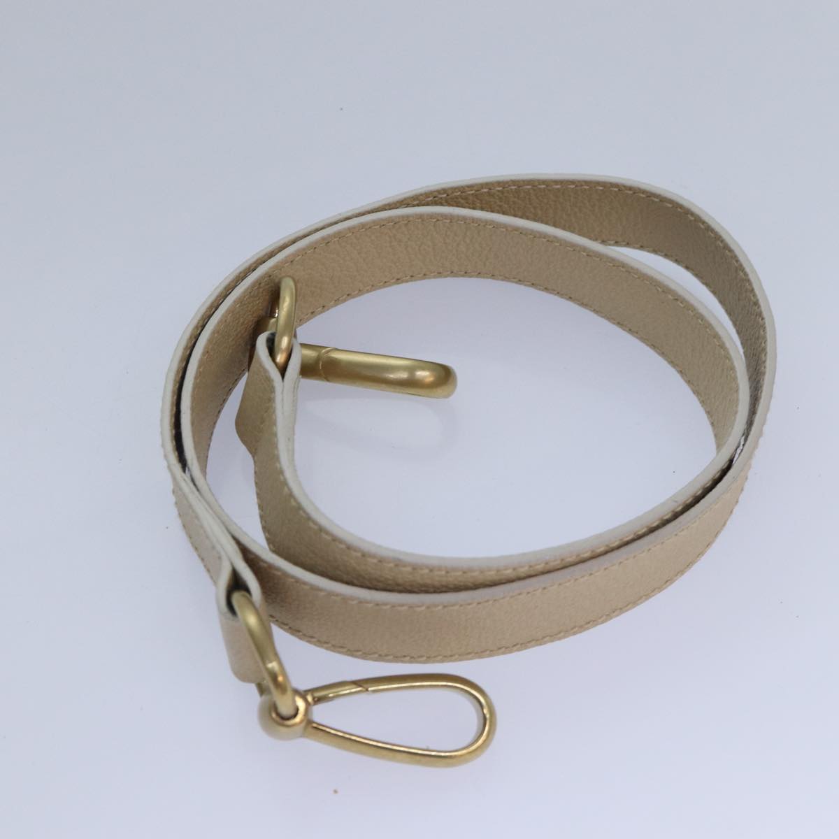 GUCCI Bamboo Hand Bag Suede 2way Beige Gold 002 2855 0322 0 86613