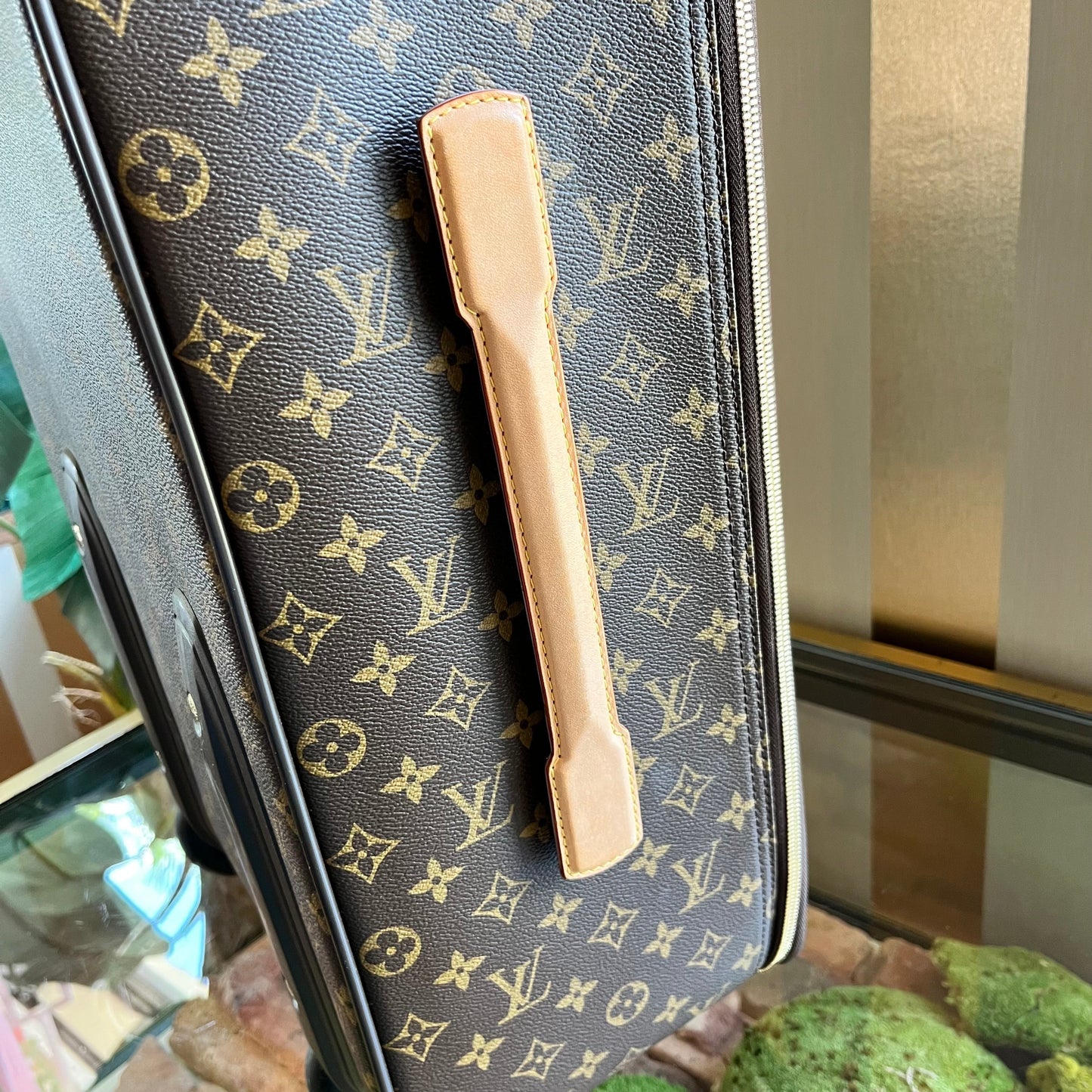 LOUIS VUITTON Pegase 60 Monogram Canvas Rolling Luggage