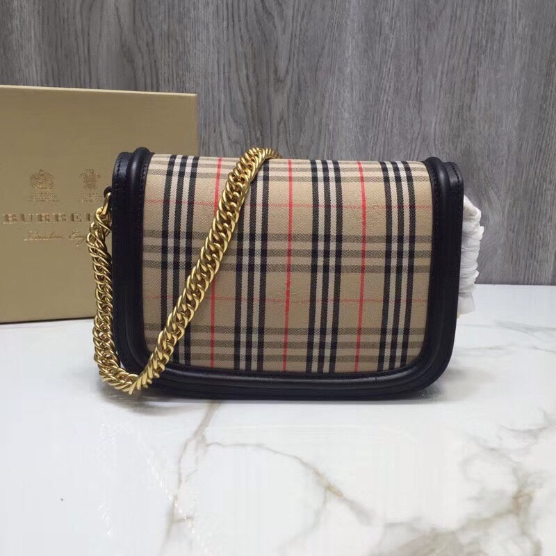 GLAMI 1983 Check LiNike Bag Black For Women, Bags 9in/23cm