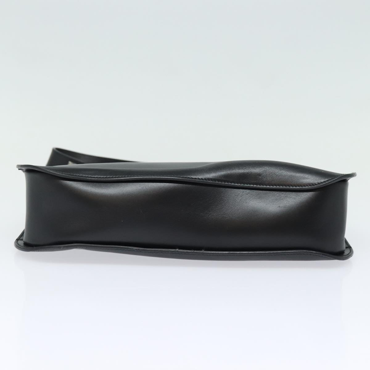 GUCCI Shoulder Bag Leather Black Silver 001 3767 87073