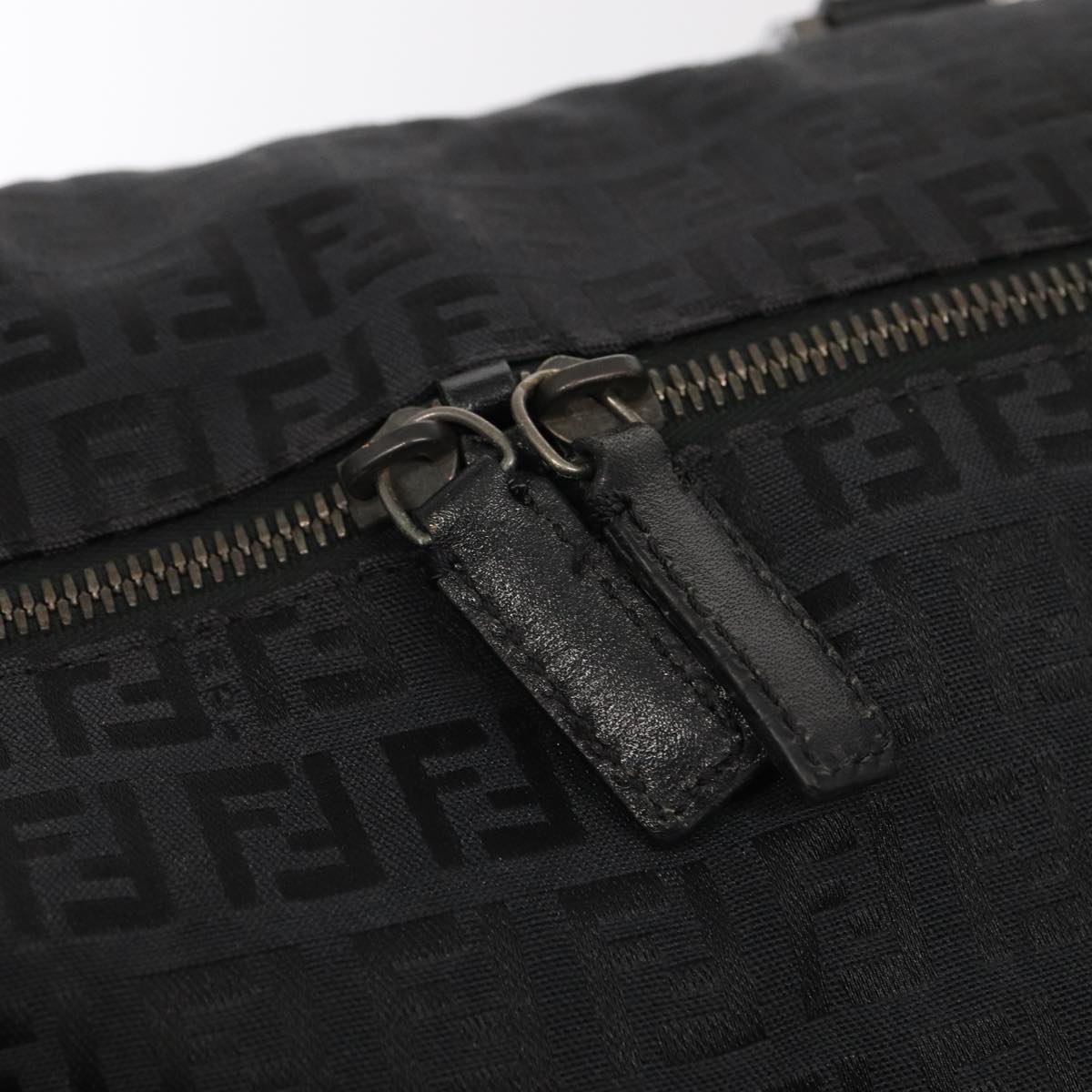 FENDI Zucchino Canvas  Nylon Black 87315