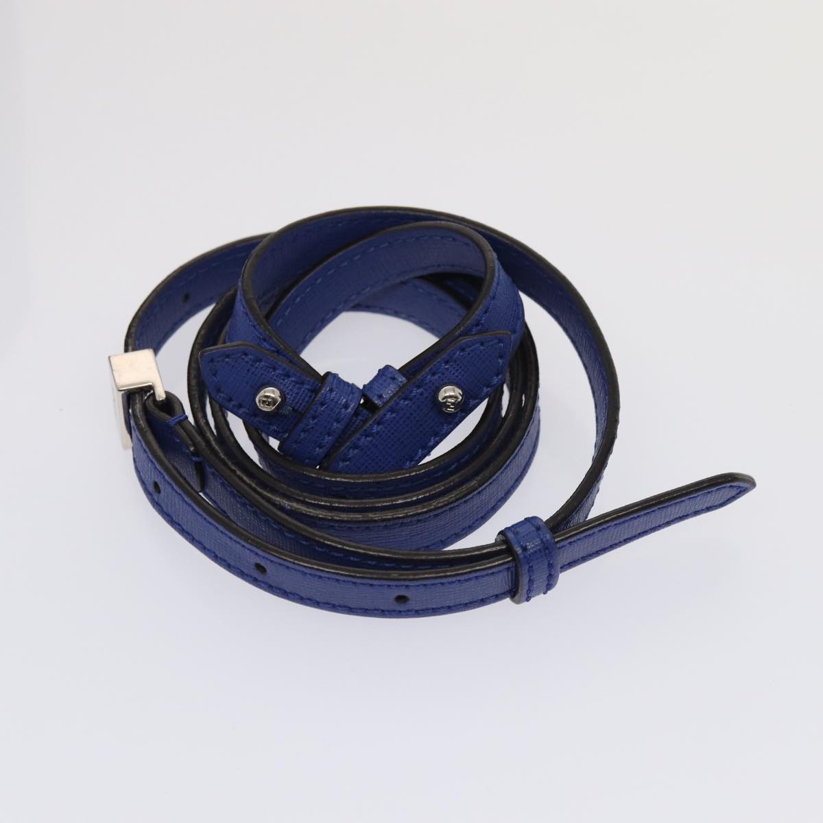 FENDI To joule Hand Bag Leather 2way Blue 87435