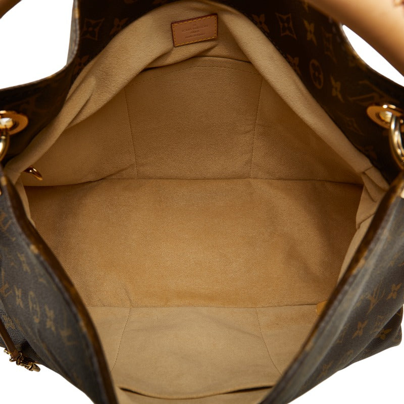 Louis Vuitton Monogram Artsy MM  Bag M40249 Brown PVC Leather  Louis Vuitton