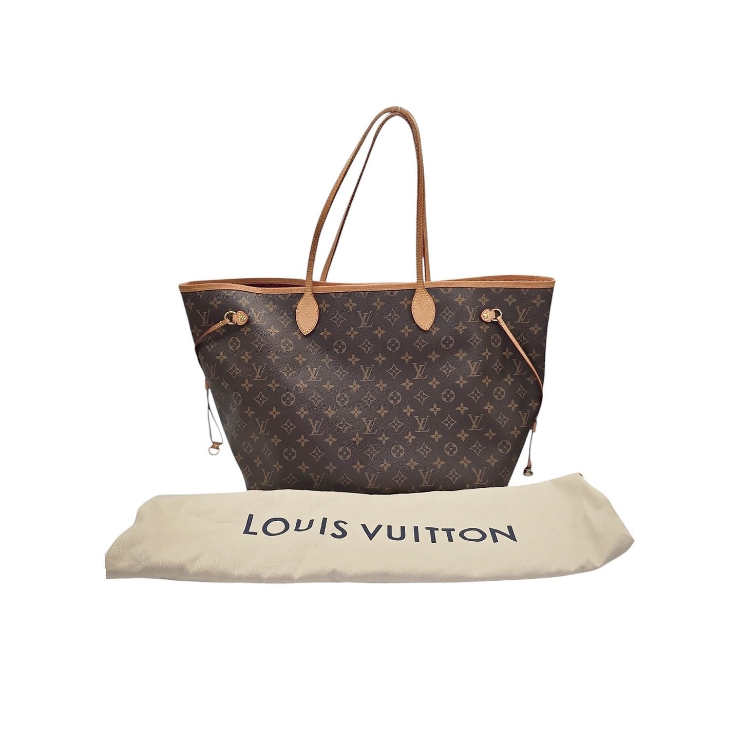 Louis Vuitton Monogram Coated Canvas Neverfull GM Tote