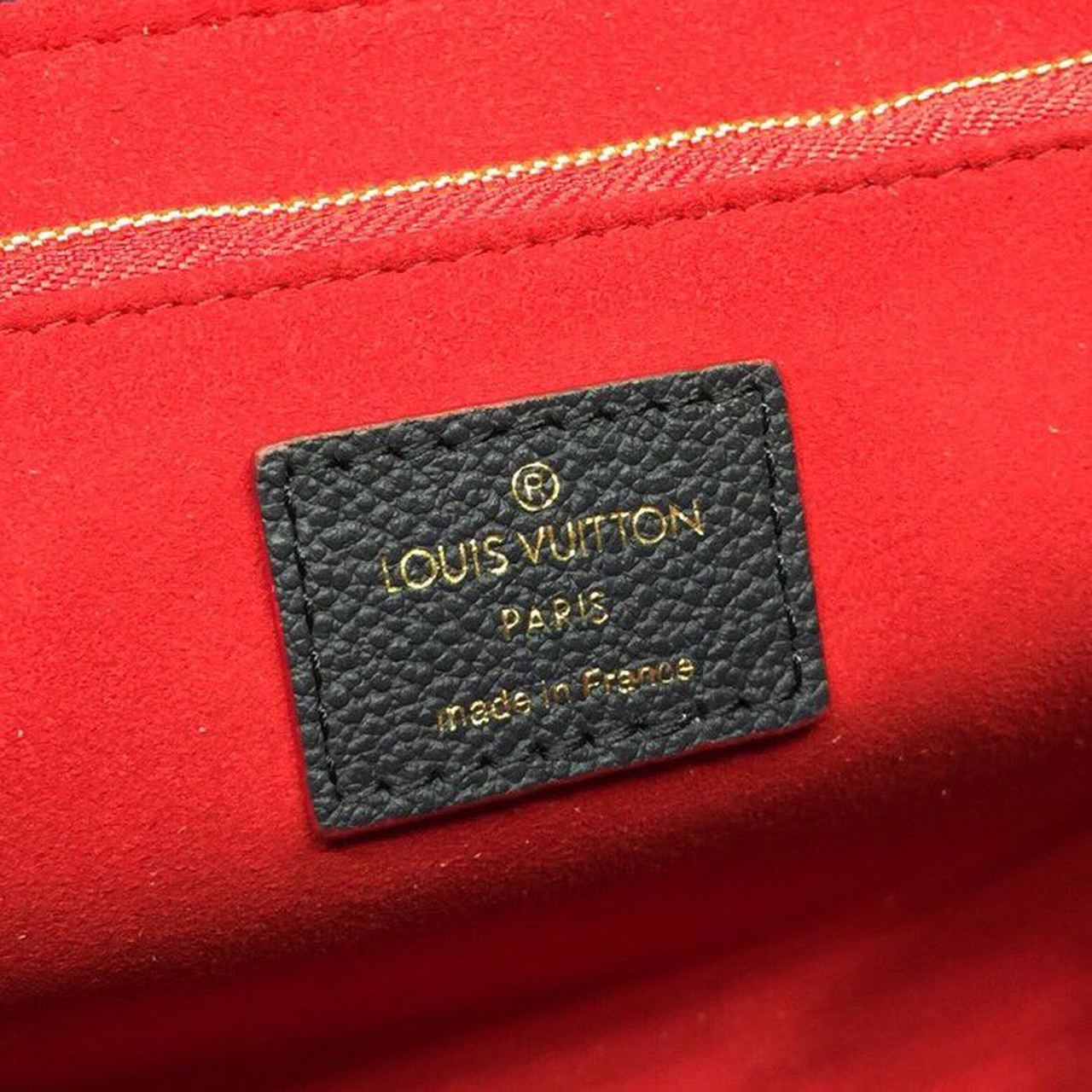 LV Vavin PM Monogram Empreinte Navy Blue/Red For Women, WomenÃ¢â‚¬â„¢s Handbags, Shoulder And Crossbody Bags 9.8in/25cm LV M52271