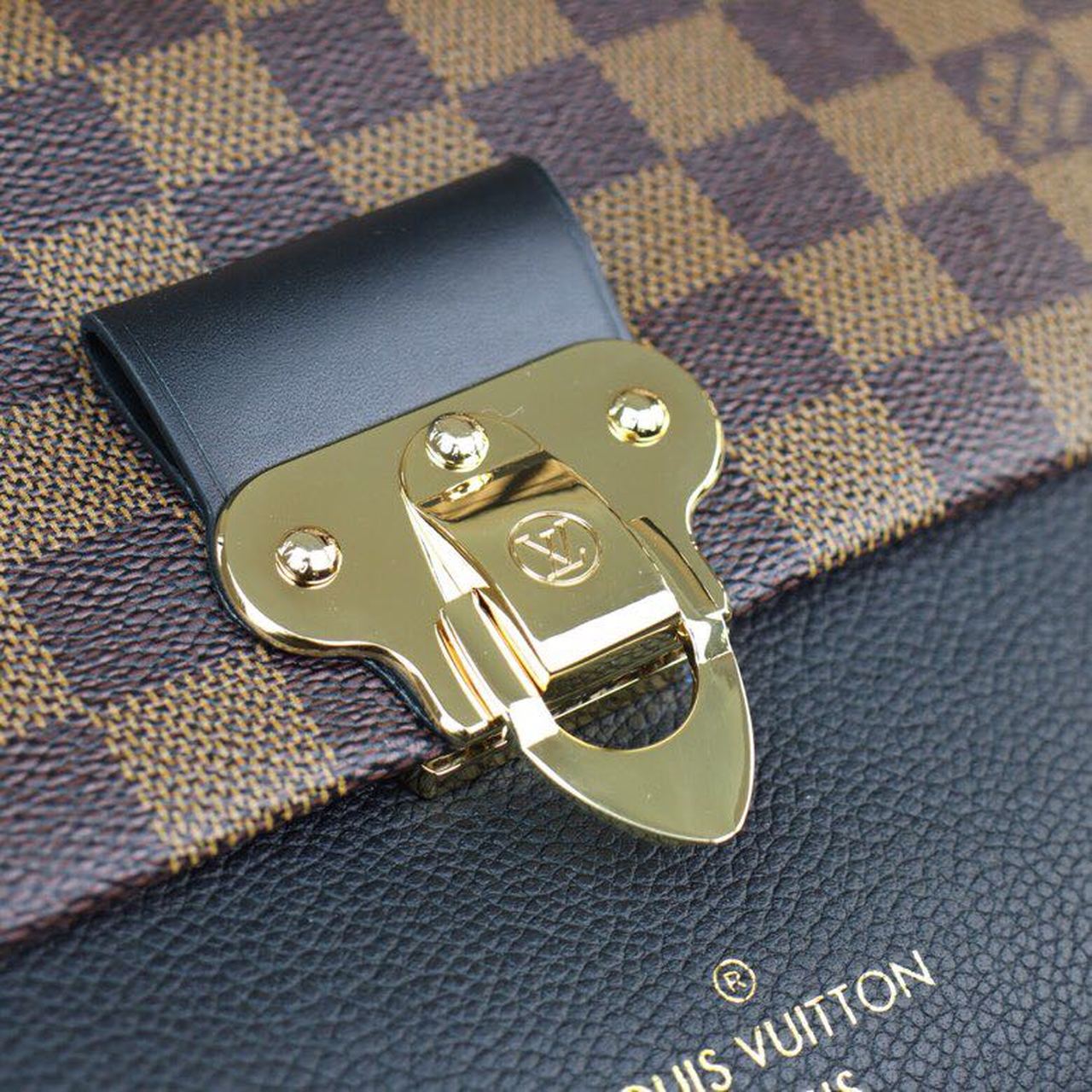 LV Vavin PM Damier Ebene Canvas Black For Women, WomenÃ¢â‚¬â„¢s Handbags, Shoulder Bags 9.8in/25cm LV N40108