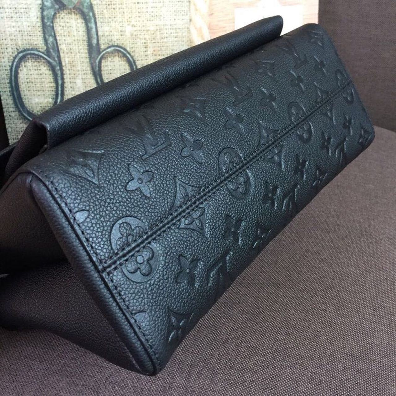 LV Vavin MM Monogram Empreinte Black For Women, WomenÃ¢â‚¬â„¢s Handbags, Shoulder And Crossbody Bags 9.8in/25cm LV M44150