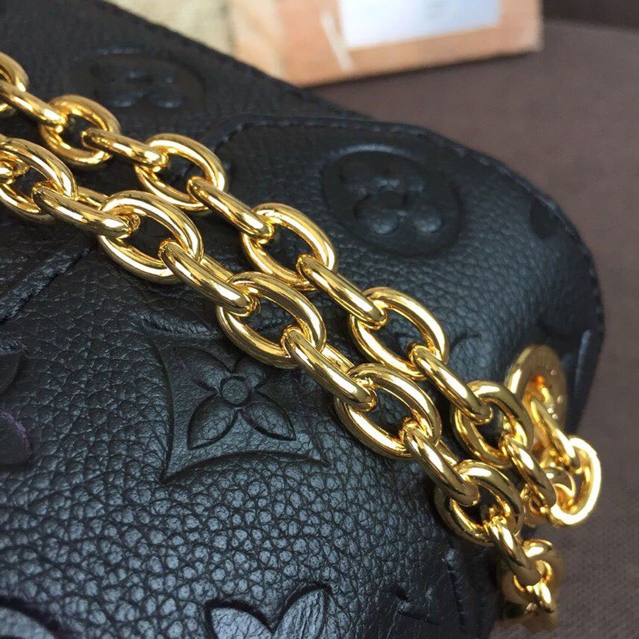 LV Vavin MM Monogram Empreinte Black For Women, WomenÃ¢â‚¬â„¢s Handbags, Shoulder And Crossbody Bags 9.8in/25cm LV M44150