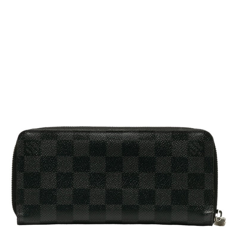 Louis Vuitton Louis Vuitton Damiere Graphite N63095 Long Wallet PVC/Leather Black