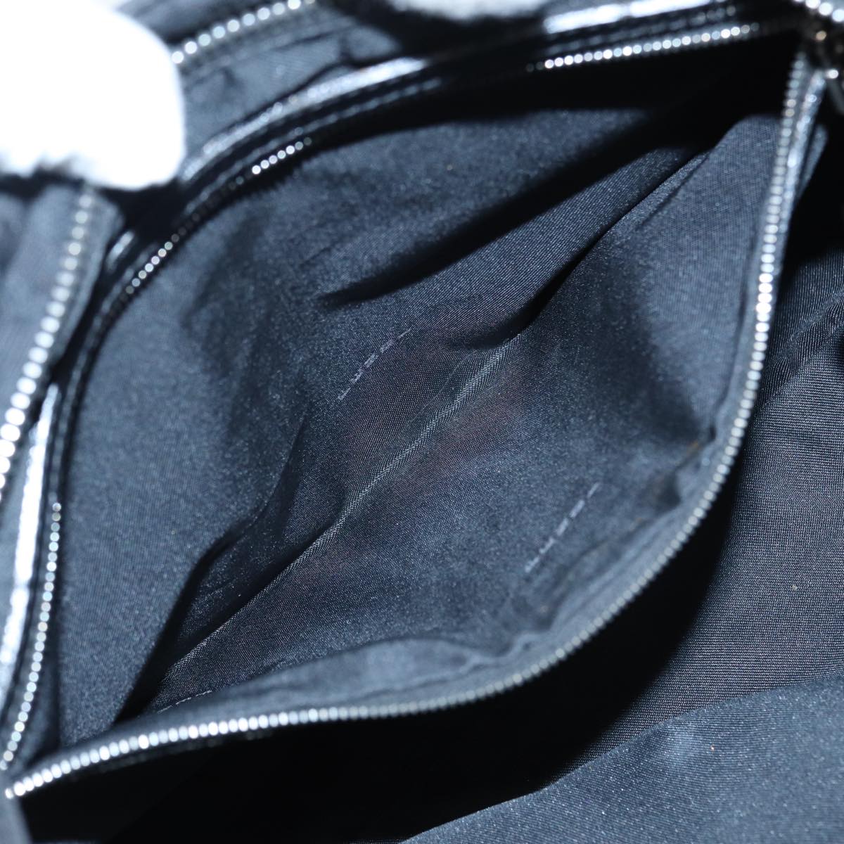 FENDI Zucca Canvas Tote Bag Silver Black 88546