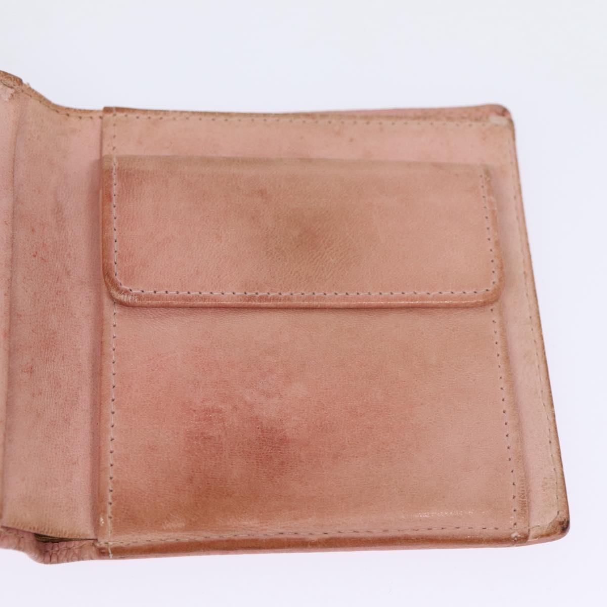 CHANEL COCO Mark Wallet Caviar Skin Pink Gold CC 88731