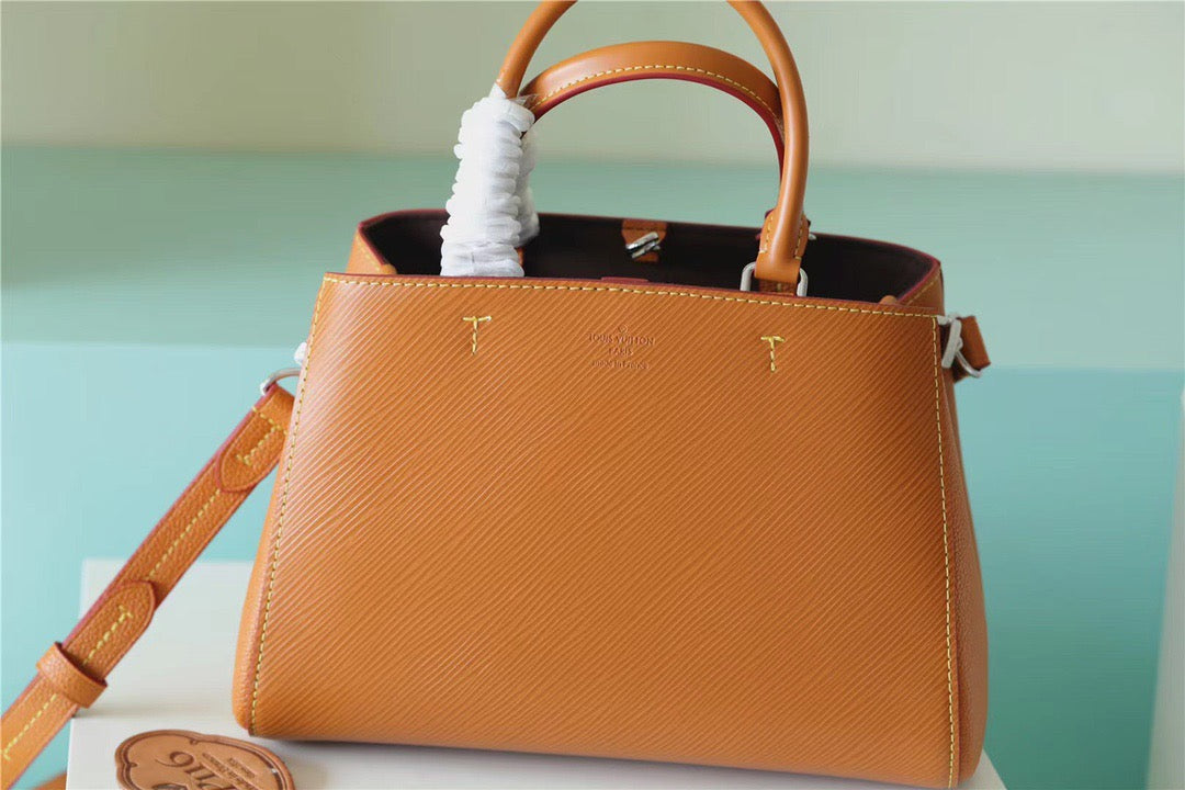 LV Marelle Epi Caramel Brown For Women, WomenÃ¢â‚¬â„¢s Handbags, Shoulder And Crossbody Bags 9.8in/25cm LVÃ‚Â 