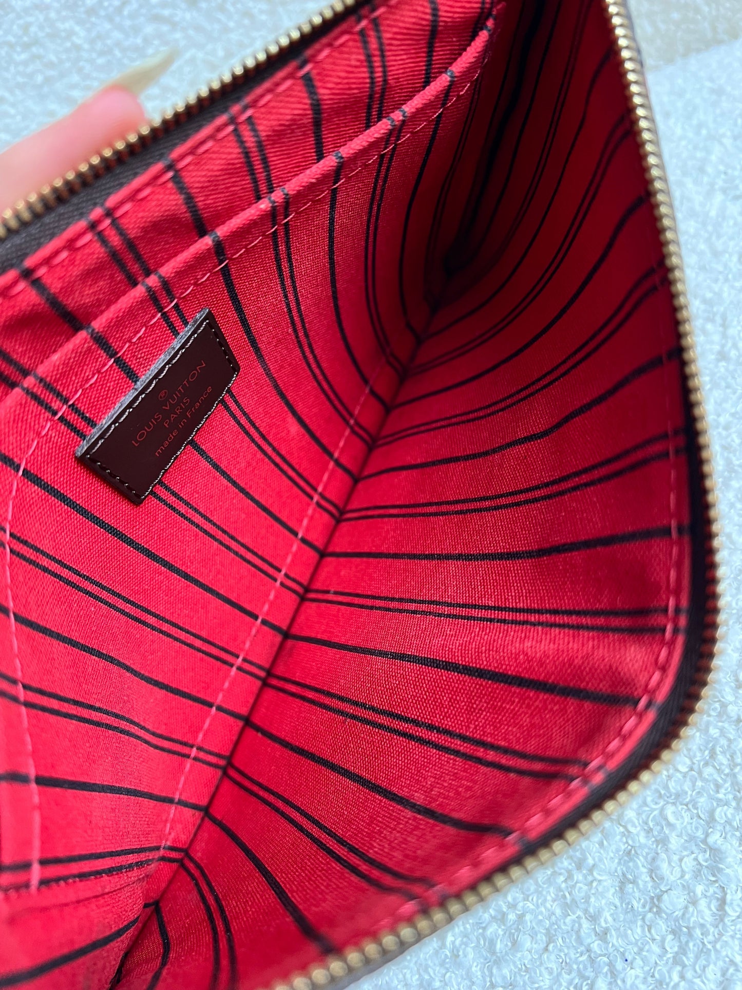 Louis Vuitton Pouch (from Neverfull) in Damier Ebene