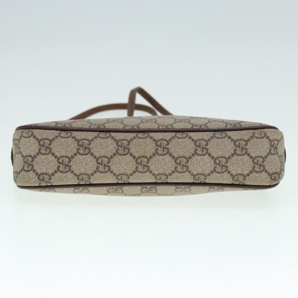 GUCCI GG Supreme Shoulder Bag PVC Leather Beige Gold 007 115 89029