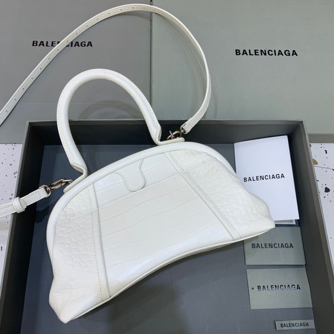 Balen Small EGLAMItor  Bag In White, For Women,  Bags 13in/33cm