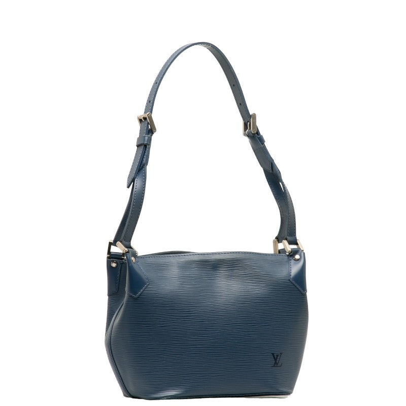Louis Vuitton Epi Shoulder Bag Leather Blue M58932