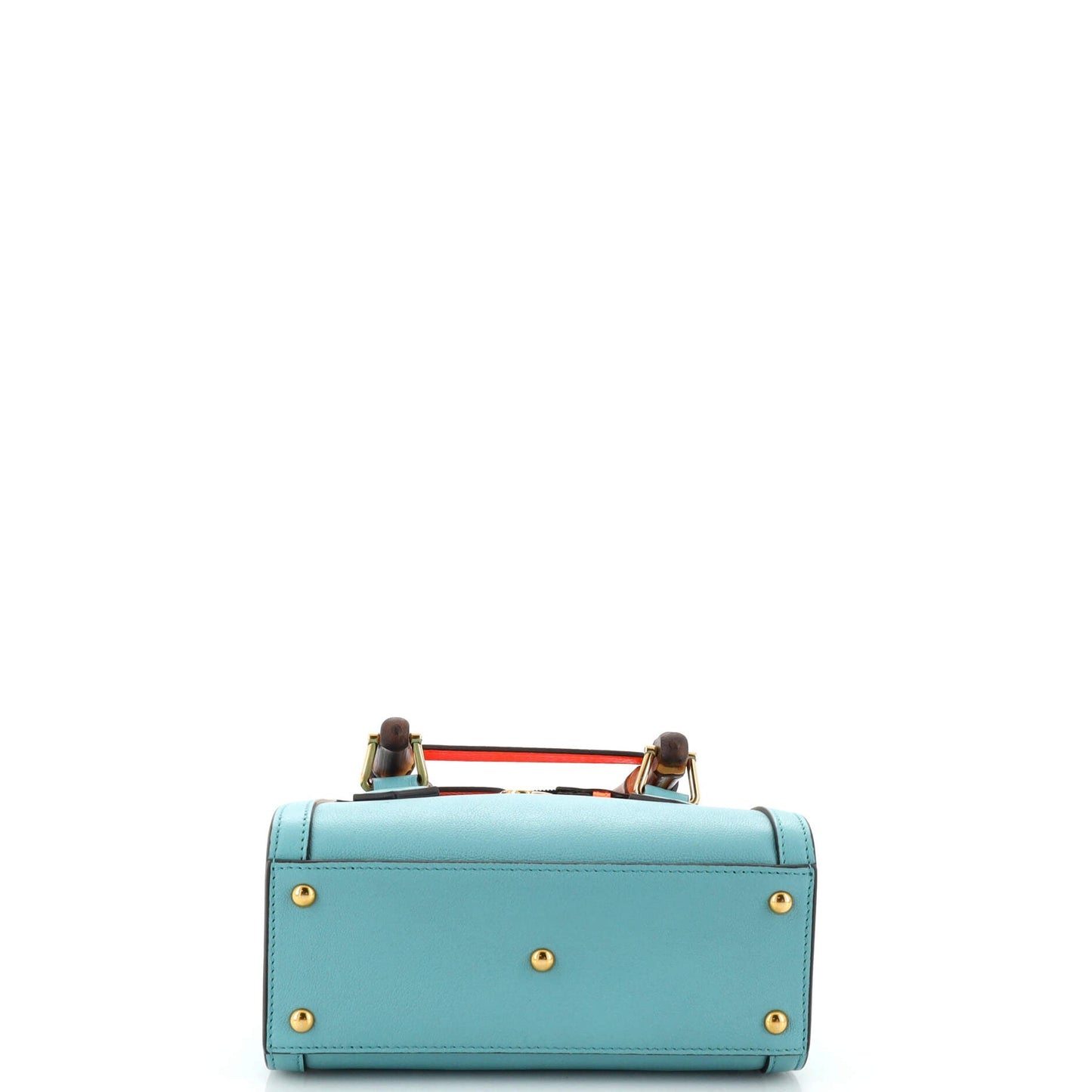 Diana NM Bamboo Handle Tote Leather Mini