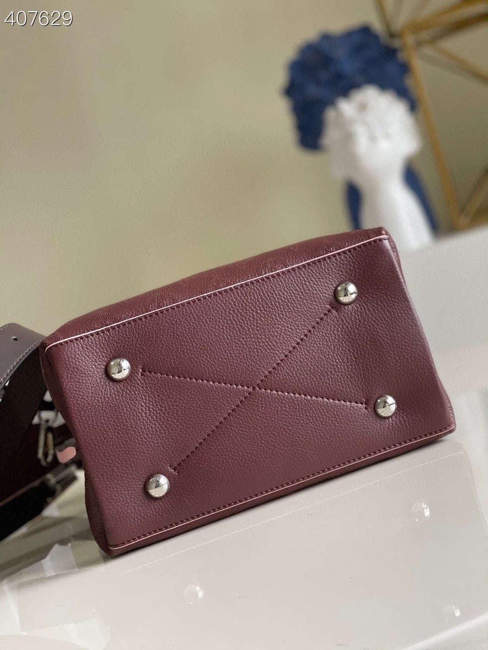 LV Muria Bucket Bag For Women, WomenÃ¢â‚¬â„¢s Handbags, Shoulder And Crossbody Bags Burgundy 9.8in/25cm LV
