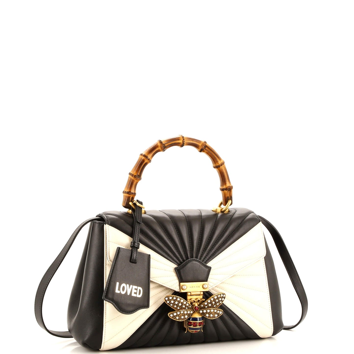 Queen Margaret Top Handle Bag Quilted Leather Medium
