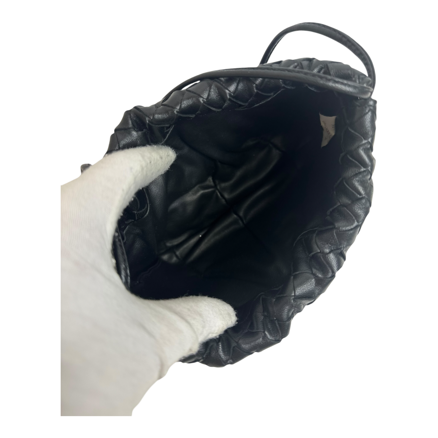 Bottega Veneta Nappa IntreGLM-iato Mini Bulb Black