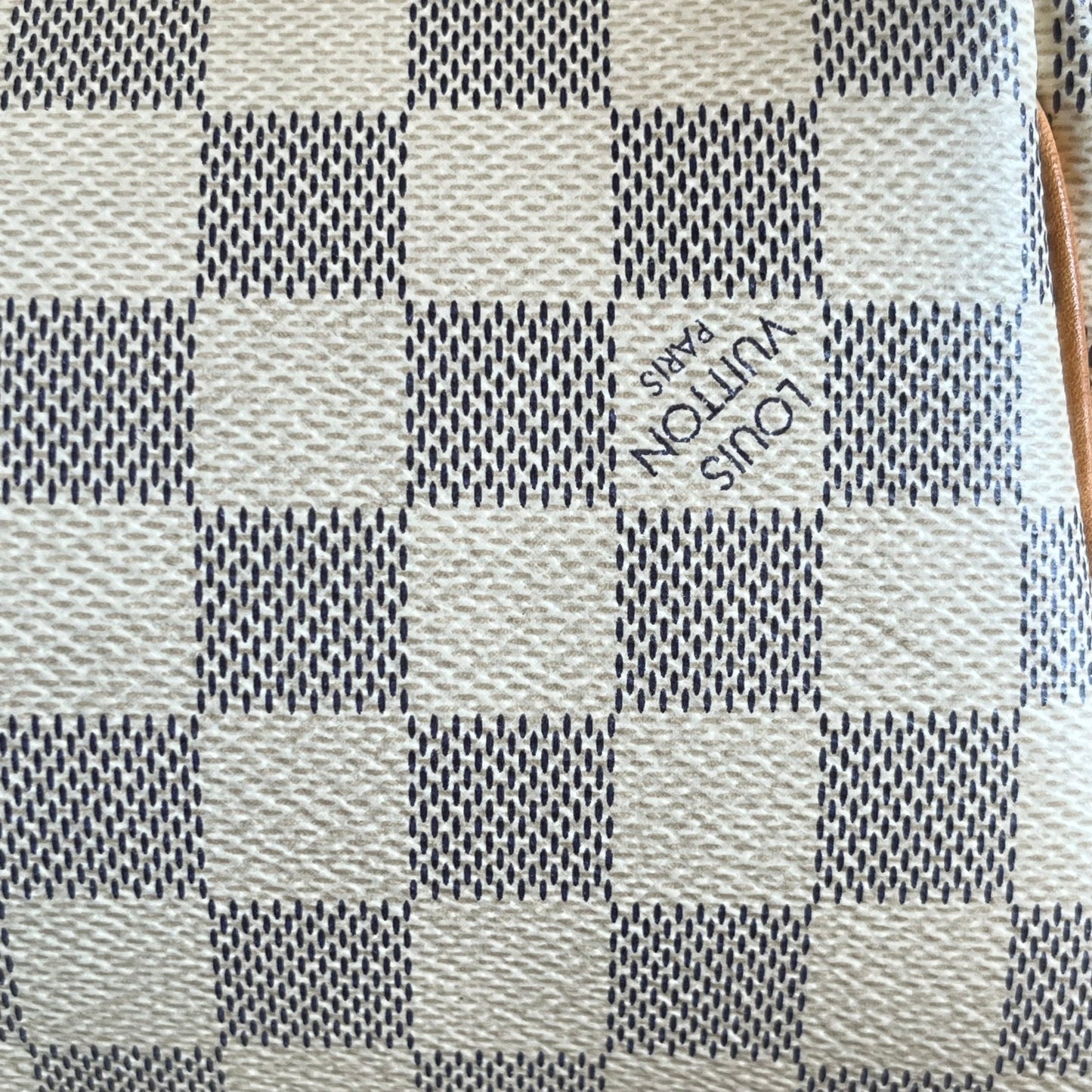 LOUIS VUITTON Eva Damier Azur Canvas Shoulder Bag