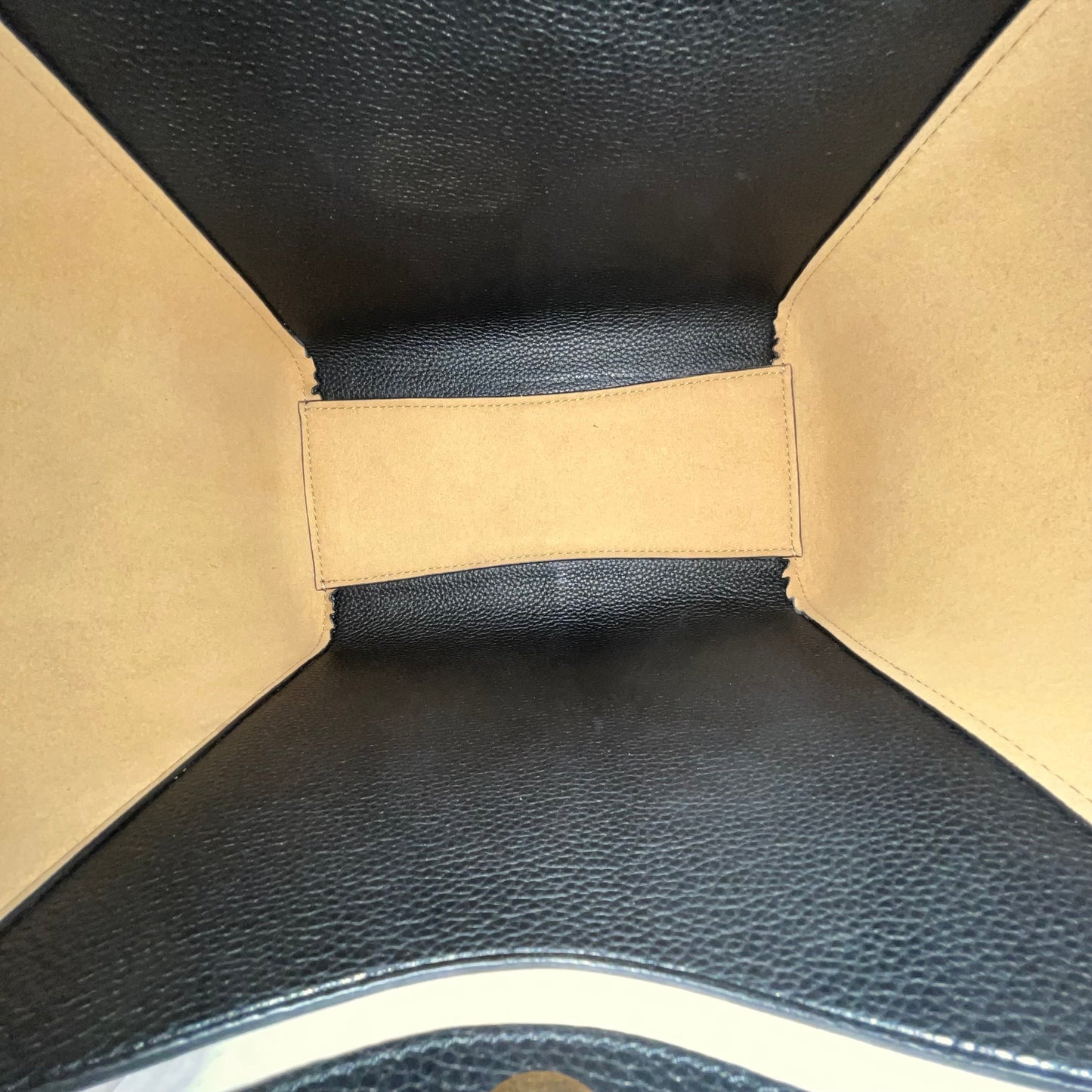 TORY BURCH McGraw Caryall Black Leather Tote